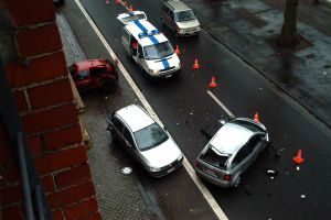 triple car accident hit and run Brockton